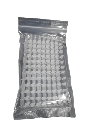 OPTimate 0.2 mL 8-Strip PCR tubes Optical Flat Caps - OPT-AC2-C